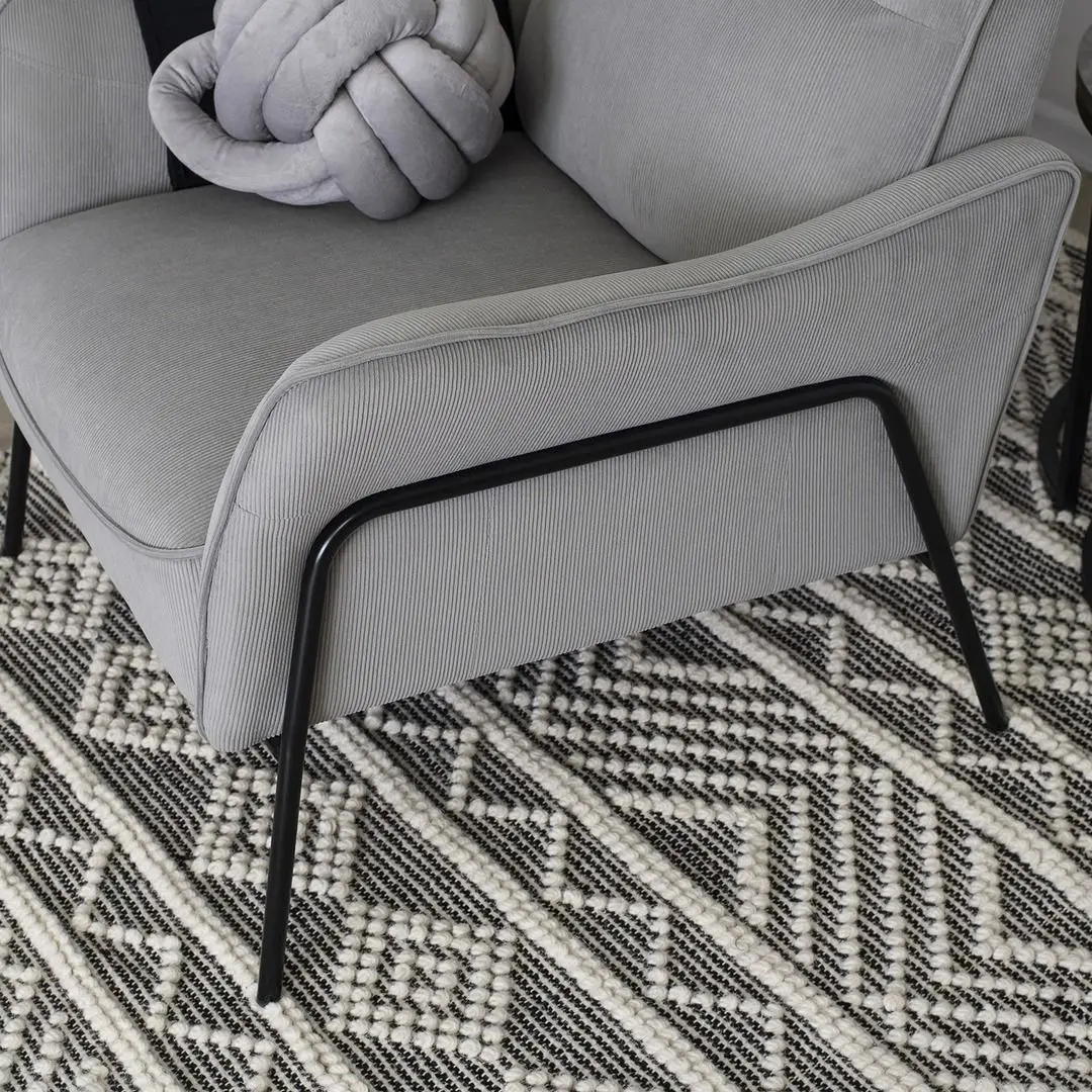 Fotoliu Mebel Elite Alberto (Grey/Black)