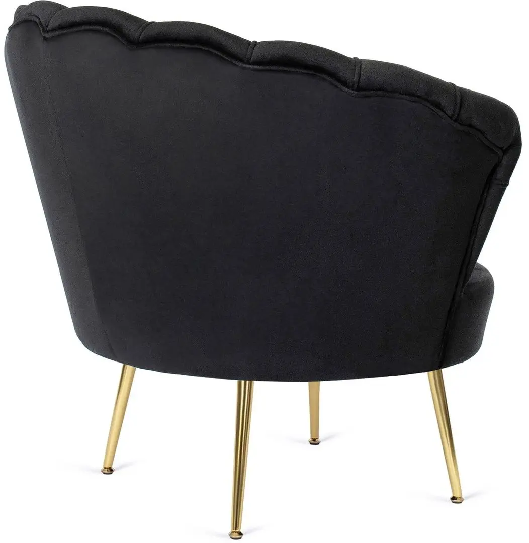 Fotoliu Mebel Elite Angel (Black/Golden)