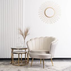 Кресло Mebel Elite Angel (Cream/Golden) Thumb