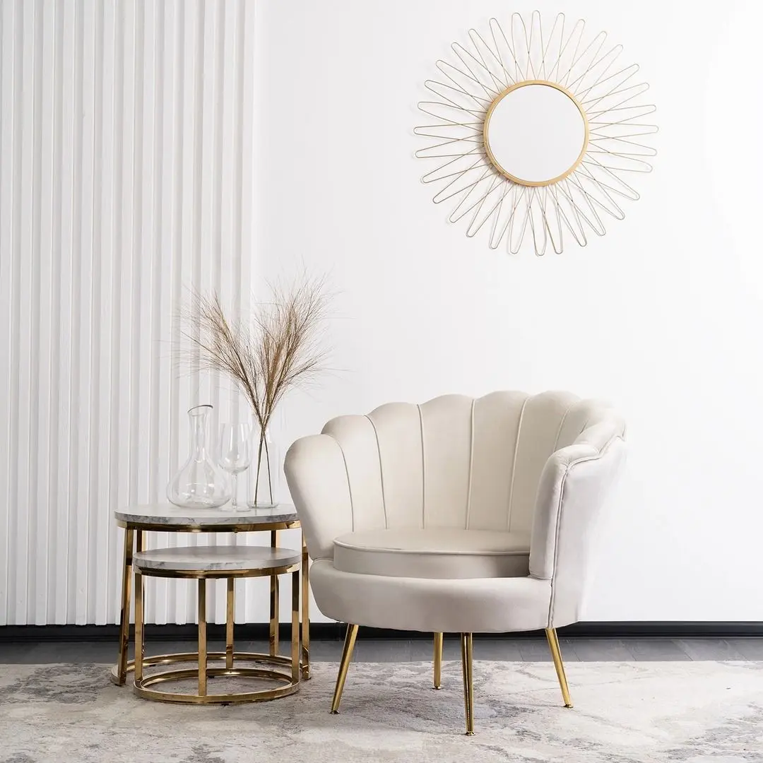 Кресло Mebel Elite Angel (Cream/Golden)