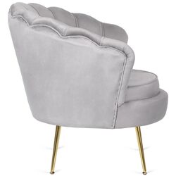 Fotoliu Mebel Elite Angel (Grey/Golden) Thumb