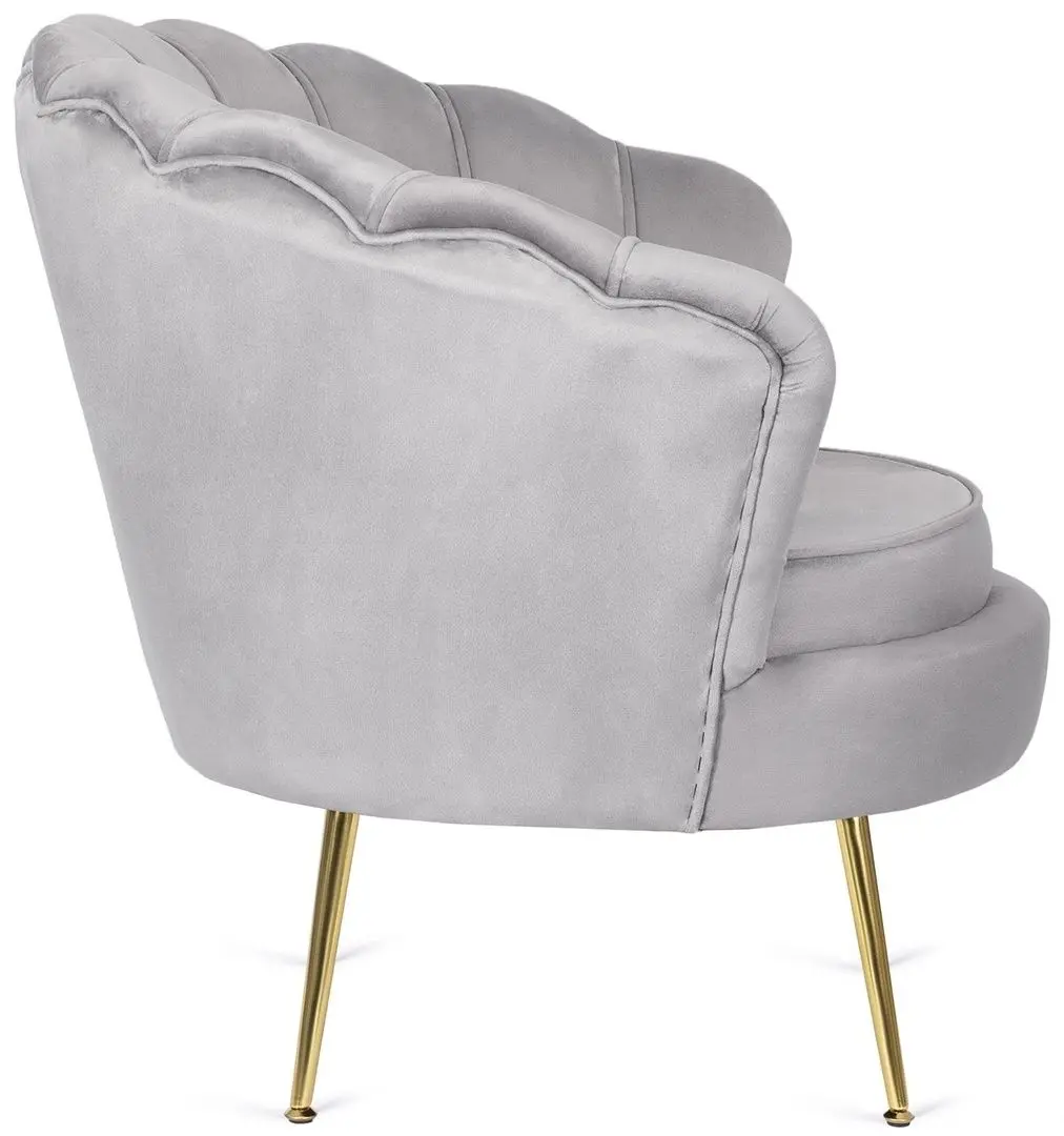 Fotoliu Mebel Elite Angel (Grey/Golden)