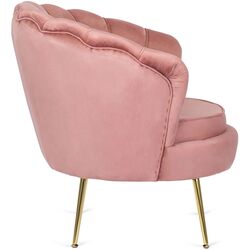 Fotoliu Mebel Elite Angel (Pink/Golden) Thumb