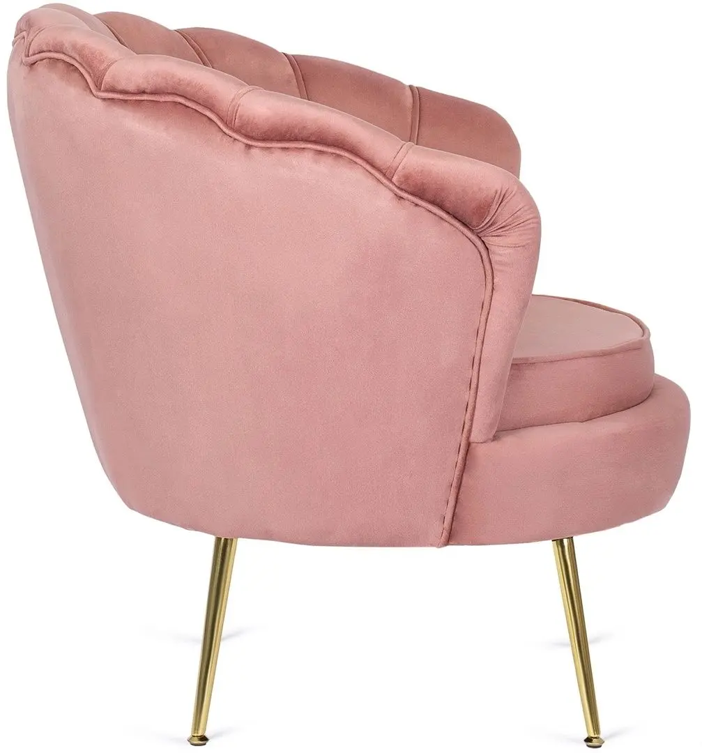 Fotoliu Mebel Elite Angel (Pink/Golden)