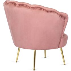 Fotoliu Mebel Elite Angel (Pink/Golden) Thumb