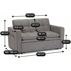 Fotoliu Mebel Elite Aster (Dark Grey) Thumb