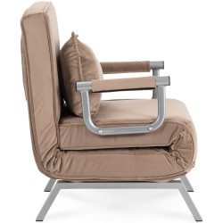 Кресло Mebel Elite Bart Velour (Beige) Thumb