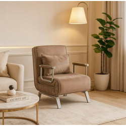 Кресло Mebel Elite Bart Velour (Beige)
