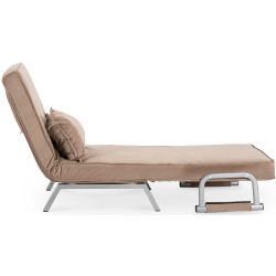 Кресло Mebel Elite Bart Velour (Beige) Thumb