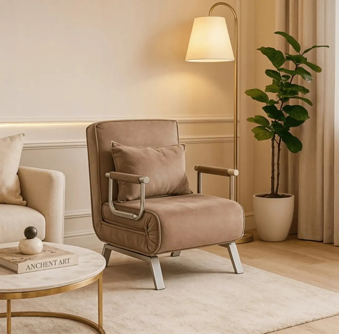 Кресло Mebel Elite Bart Velour (Beige)