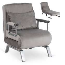 Кресло Mebel Elite Bart Velour (Grey) Thumb
