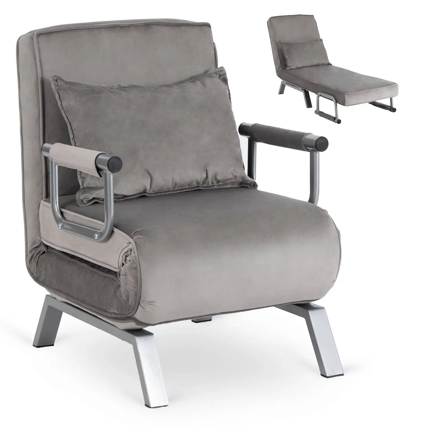 Кресло Mebel Elite Bart Velour (Grey) - 2