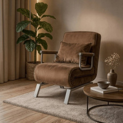 Кресло Mebel Elite Bart Velvet (Brown)