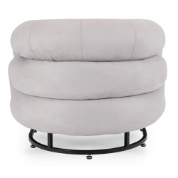 Кресло Mebel Elite Carmine Velour (Grey) Thumb