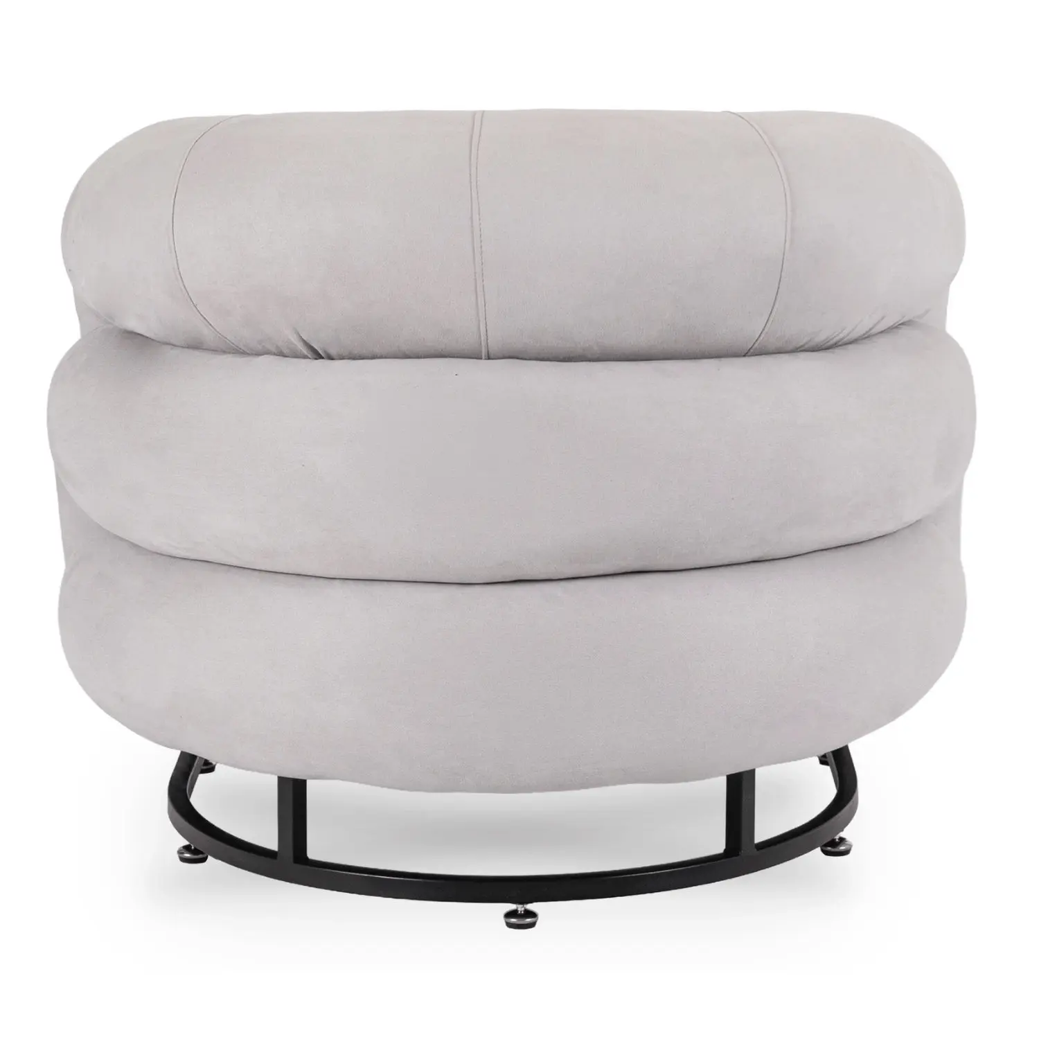 Кресло Mebel Elite Carmine Velour (Grey) - 4