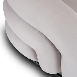 Кресло Mebel Elite Carmine Velour (Grey) Thumb