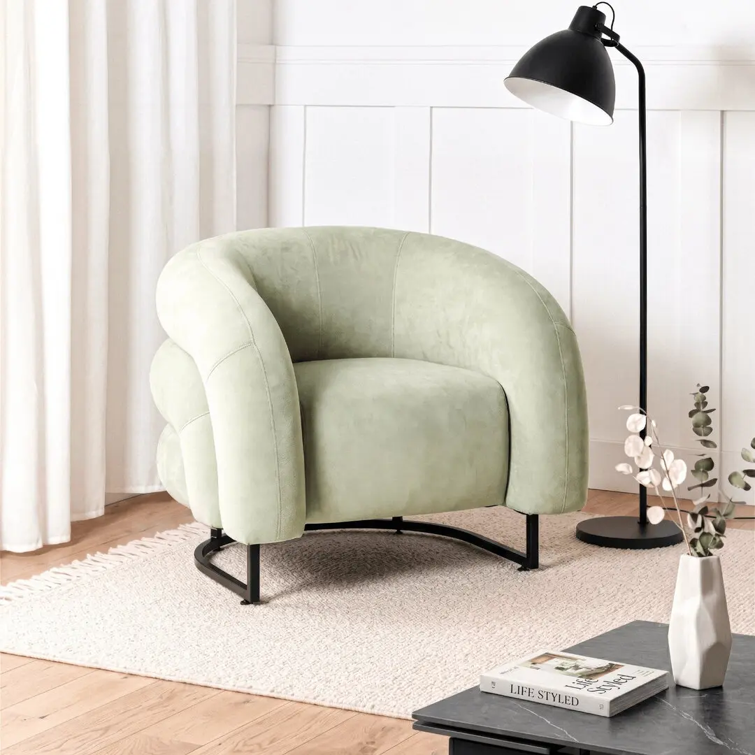 Кресло Mebel Elite Carmine Velour (Mint)