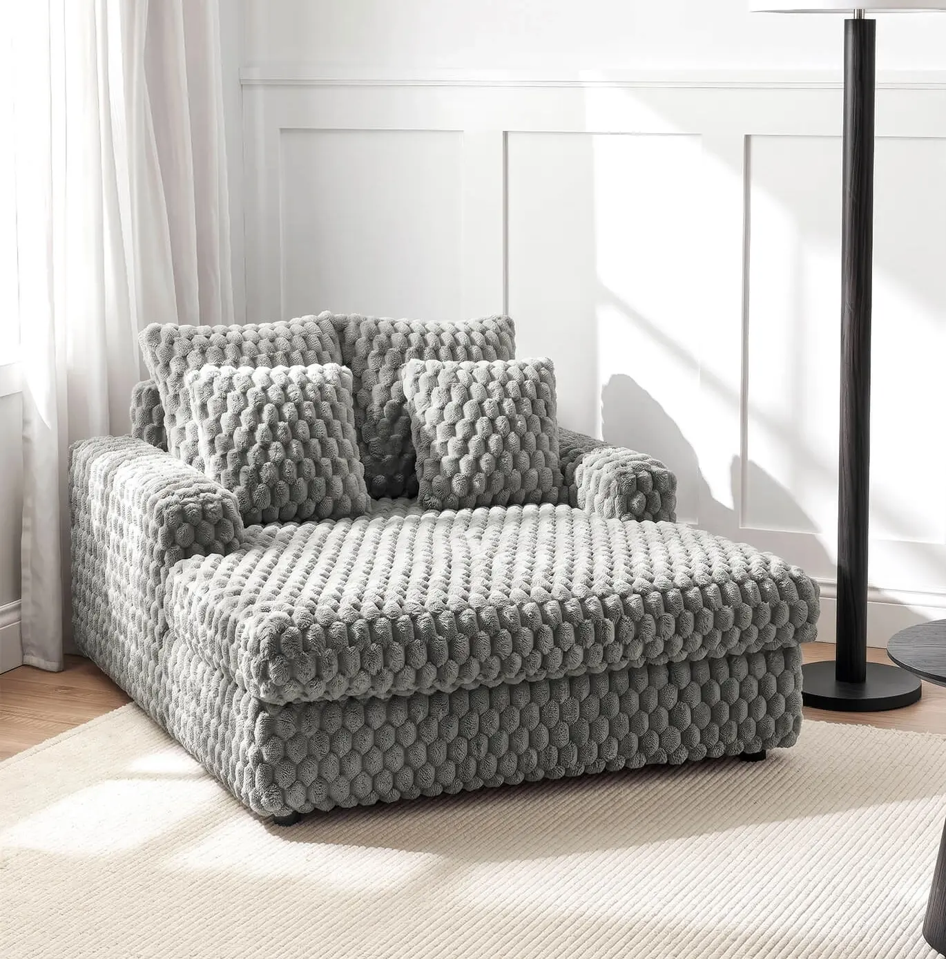 Fotoliu Mebel Elite Kobel (Grey) - 4
