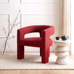 Fotoliu Mebel Elite Lille (Burgundy)
