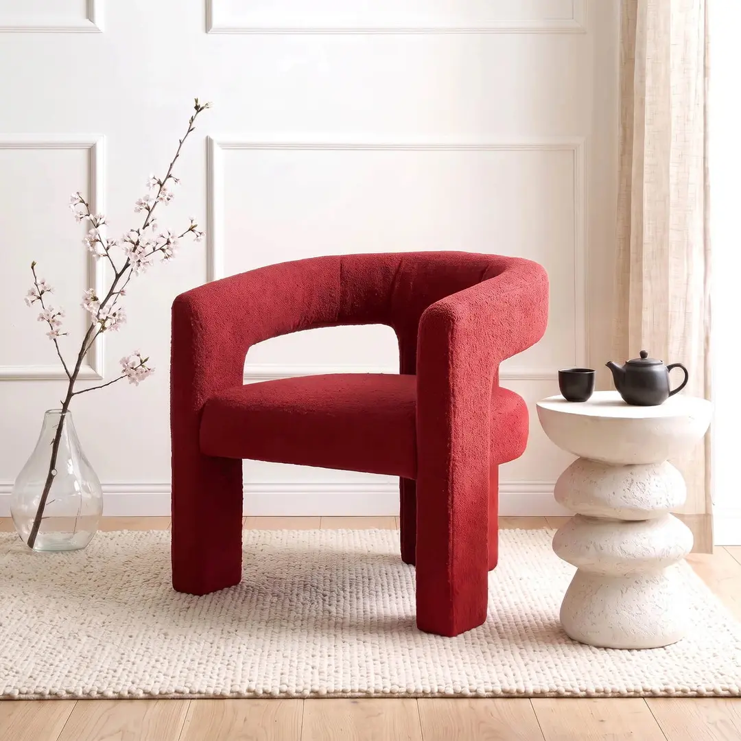 Fotoliu Mebel Elite Lille (Burgundy)