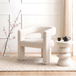Fotoliu Mebel Elite Lille (Cream)