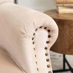 Fotoliu Mebel Elite Mallo (Beige/Black) Thumb