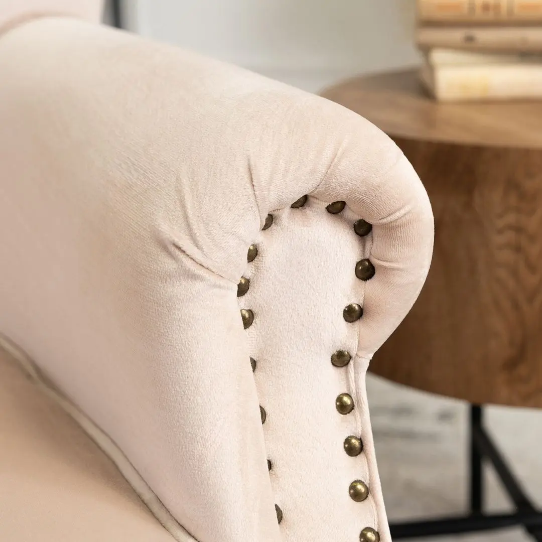 Fotoliu Mebel Elite Mallo (Beige/Black)