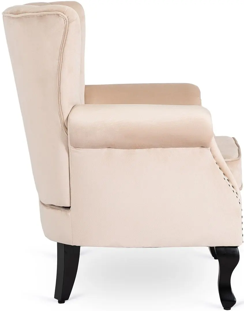 Fotoliu Mebel Elite Mallo (Beige/Black)