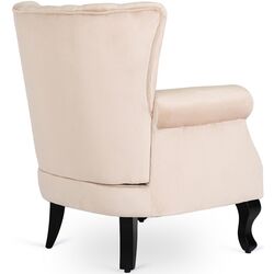 Fotoliu Mebel Elite Mallo (Beige/Black) Thumb