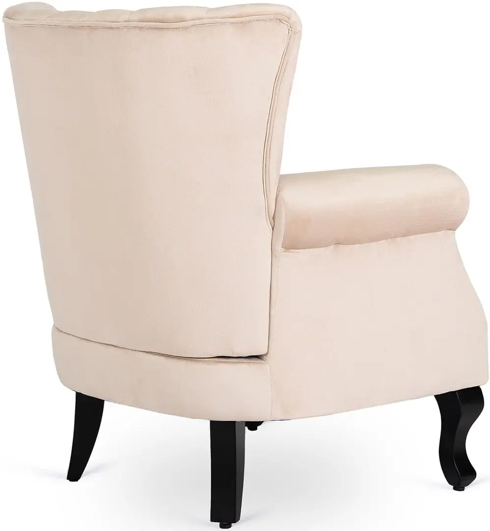 Fotoliu Mebel Elite Mallo (Beige/Black)