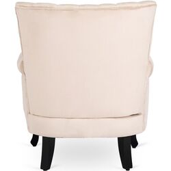 Fotoliu Mebel Elite Mallo (Beige/Black) Thumb