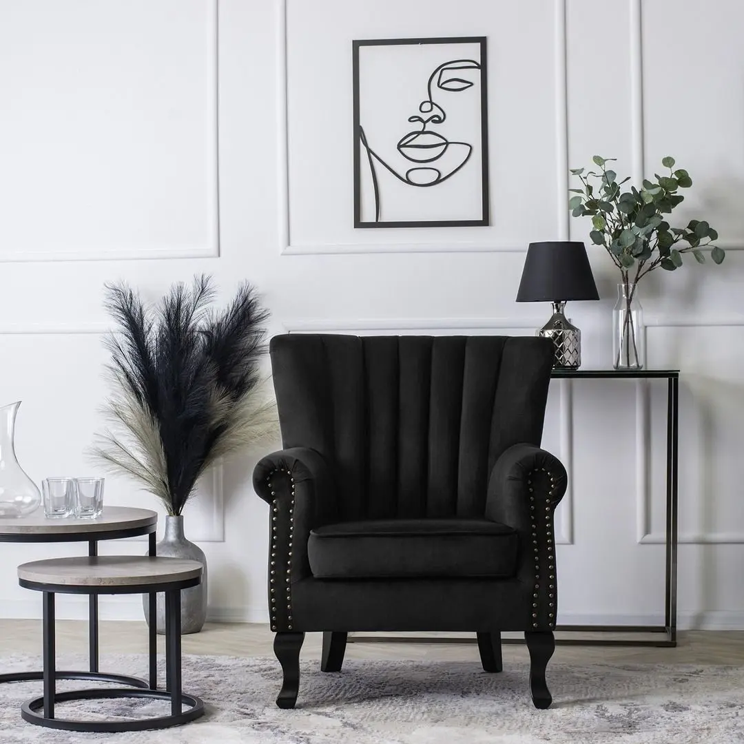 Fotoliu Mebel Elite Mallo (Black)