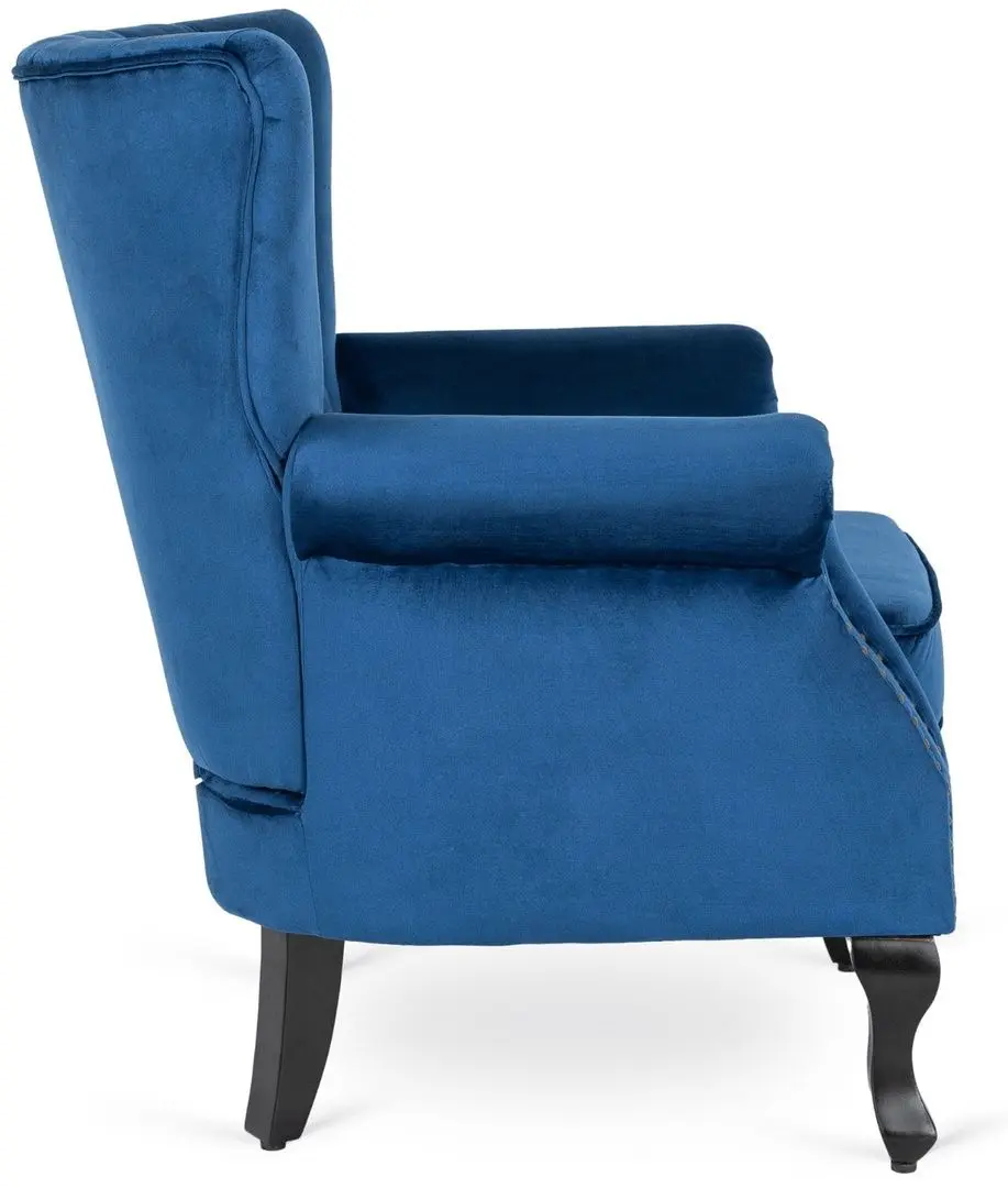 Кресло Mebel Elite Mallo (Dark Blue/Black)