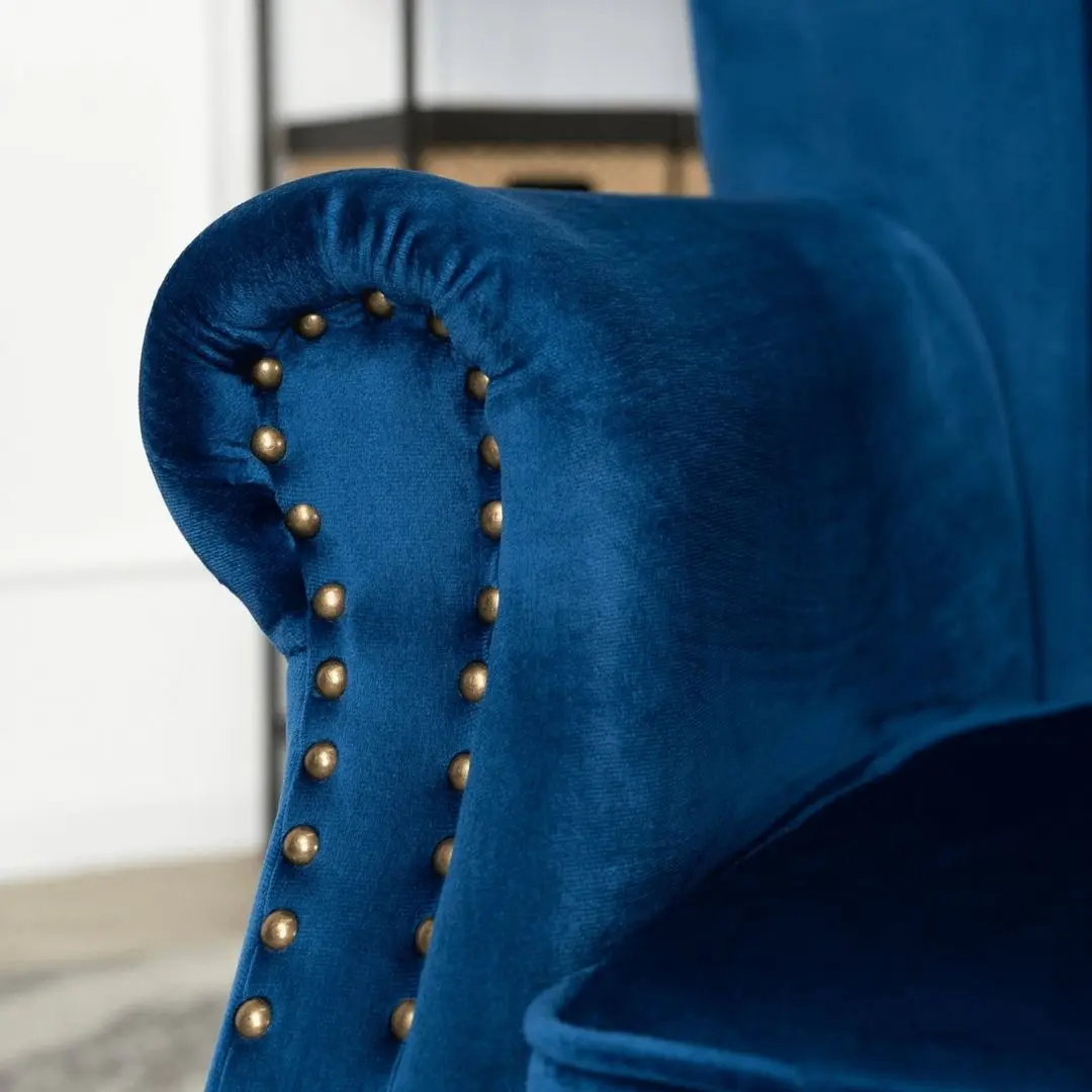 Кресло Mebel Elite Mallo (Dark Blue/Black)