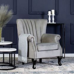 Fotoliu Mebel Elite Mallo (Grey/Black)