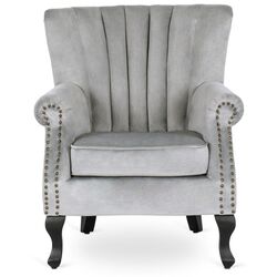 Fotoliu Mebel Elite Mallo (Grey/Black) Thumb