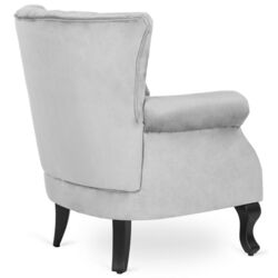 Fotoliu Mebel Elite Mallo (Grey/Black) Thumb