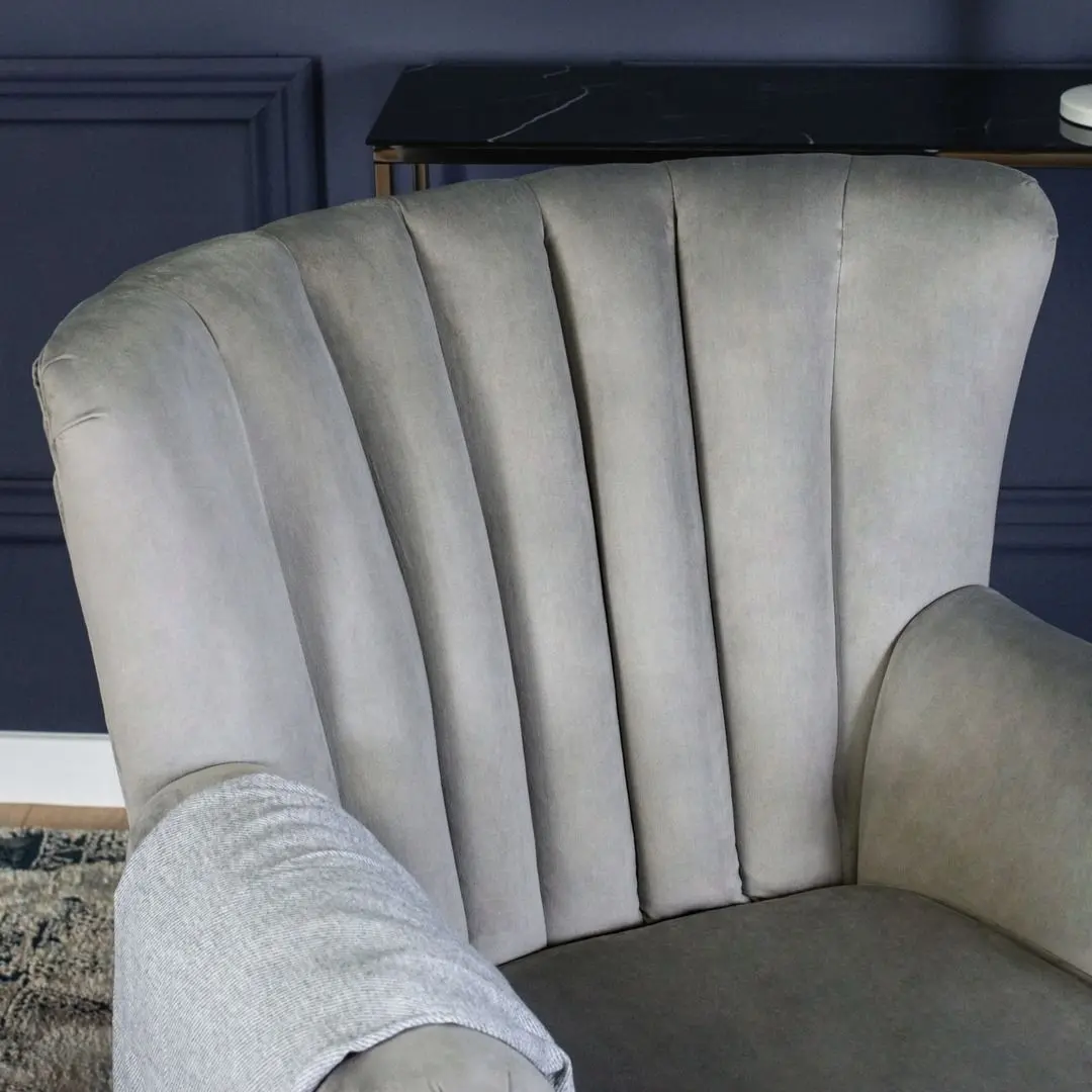 Fotoliu Mebel Elite Mallo (Grey/Black)