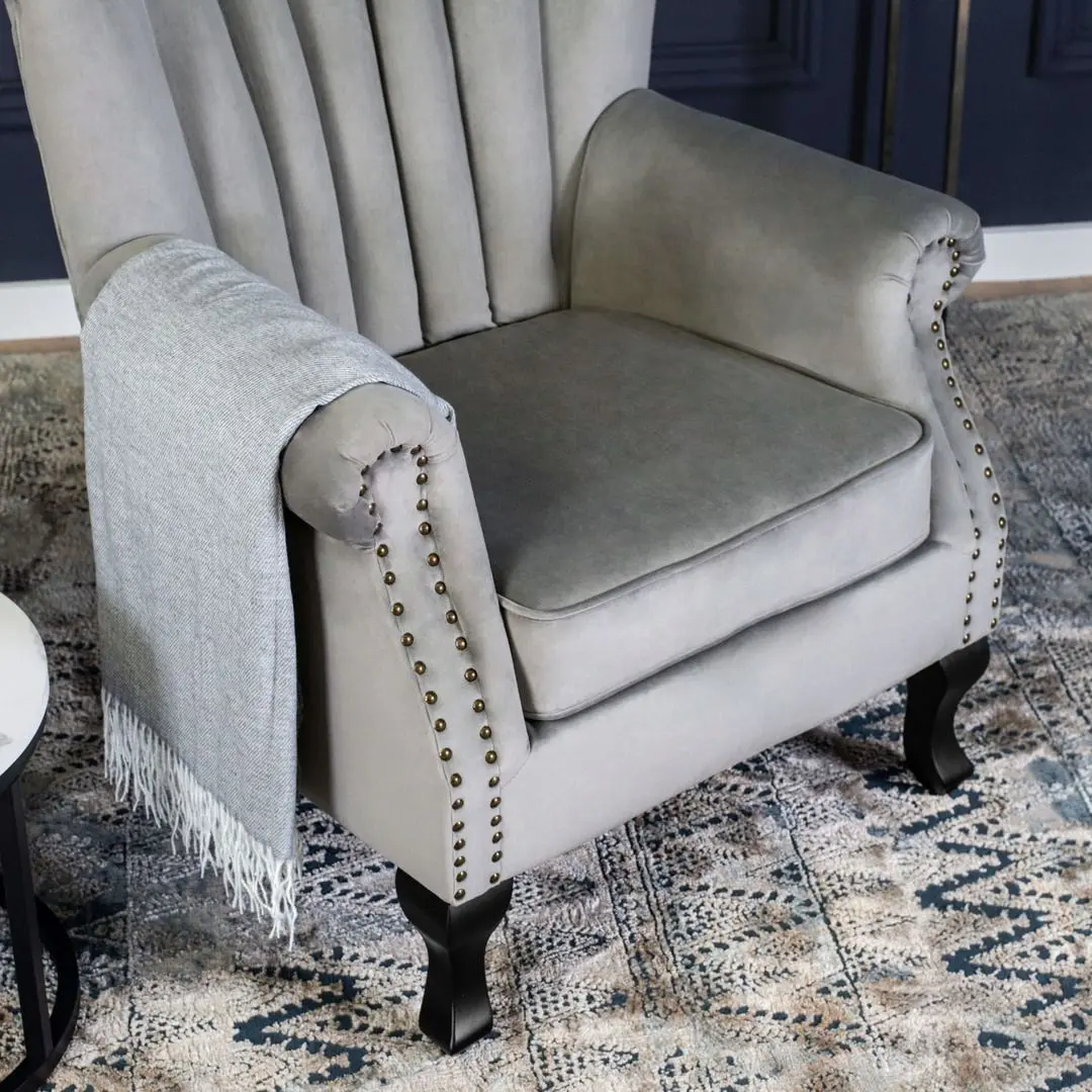 Fotoliu Mebel Elite Mallo (Grey/Black)