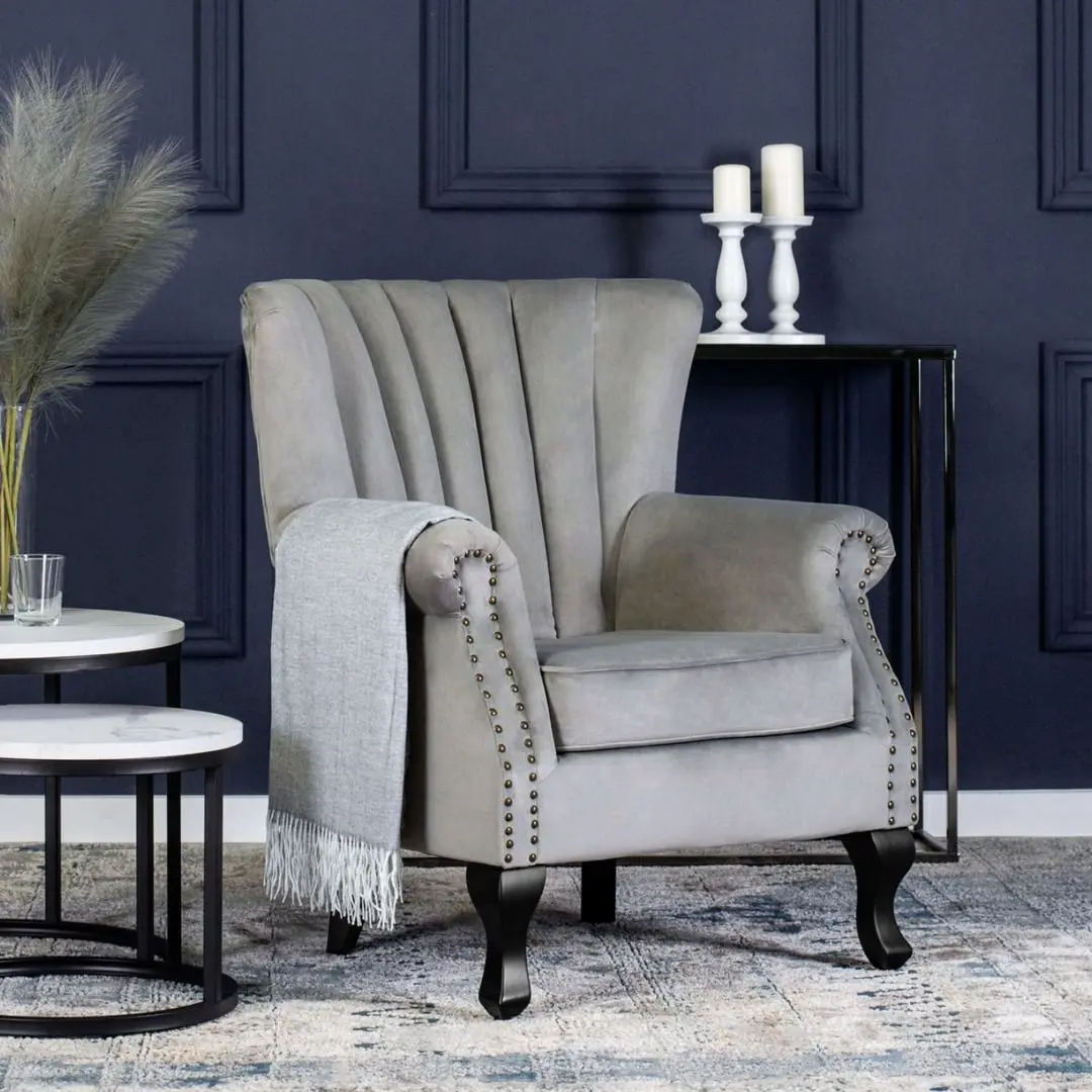 Fotoliu Mebel Elite Mallo (Grey/Black)