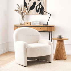 Кресло Mebel Elite Massimo Boucle (Cream)