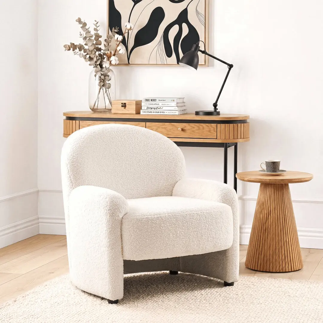Кресло Mebel Elite Massimo Boucle (Cream)