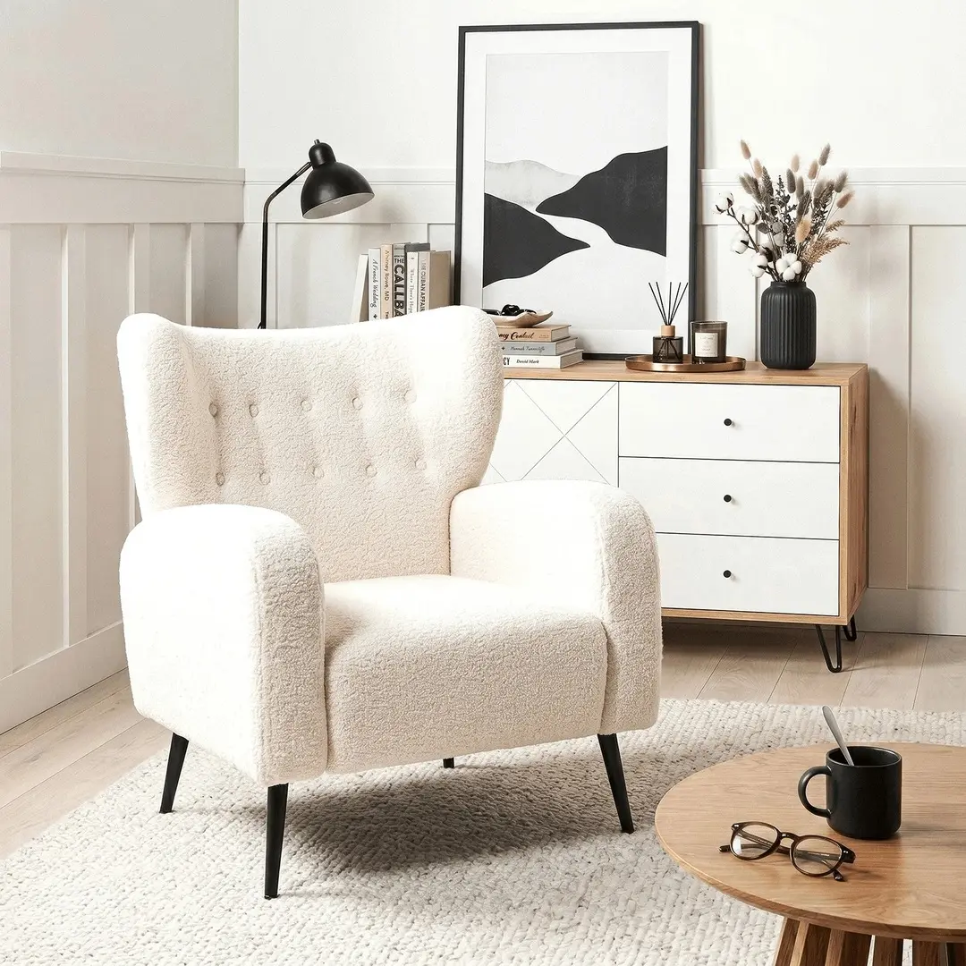 Fotoliu Mebel Elite Nico (Cream)