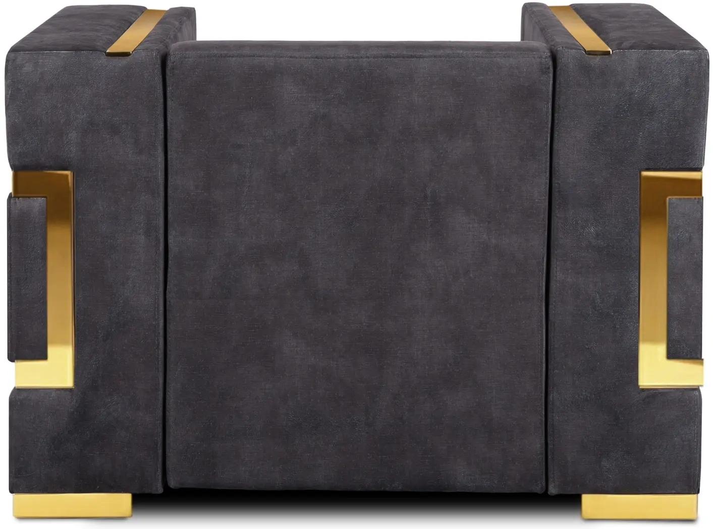 Кресло Mebel Elite Pallazo 1S (Black/Gold) - 5