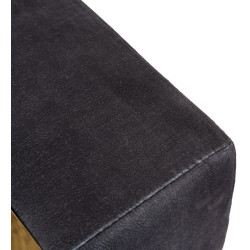 Кресло Mebel Elite Pallazo 1S (Black/Gold) Thumb