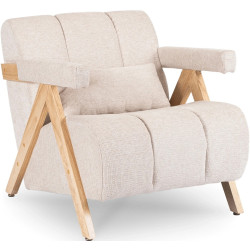 Fotoliu Mebel Elite Renato (Beige/Oak) Thumb