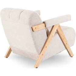 Fotoliu Mebel Elite Renato (Beige/Oak) Thumb