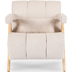 Fotoliu Mebel Elite Renato (Beige/Oak) Thumb