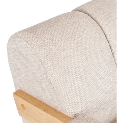 Fotoliu Mebel Elite Renato (Beige/Oak) Thumb