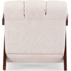 Fotoliu Mebel Elite Renato (Beige/Walnut) Thumb
